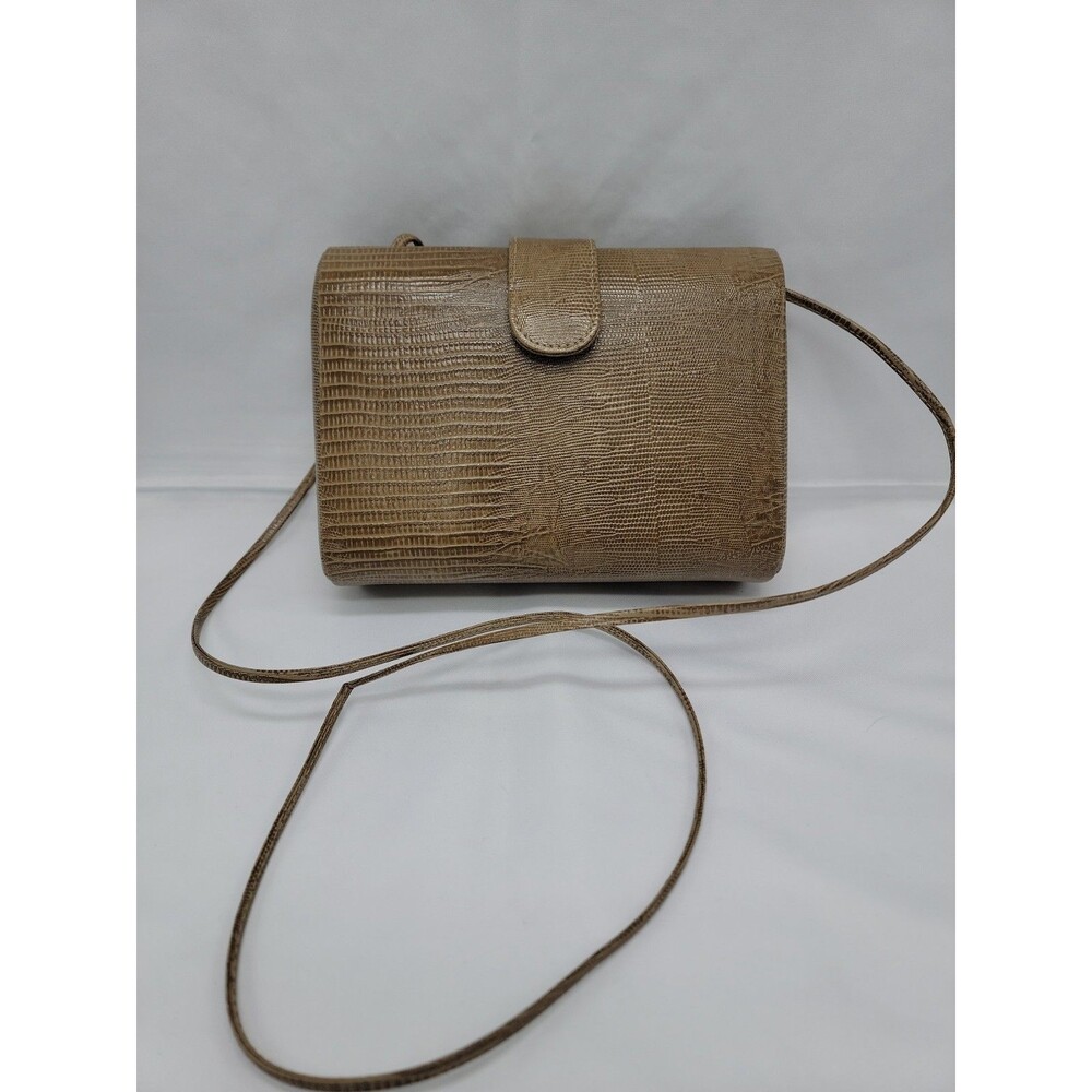 Vintage Genuine Brown Leather Handbag 7x5x2.5